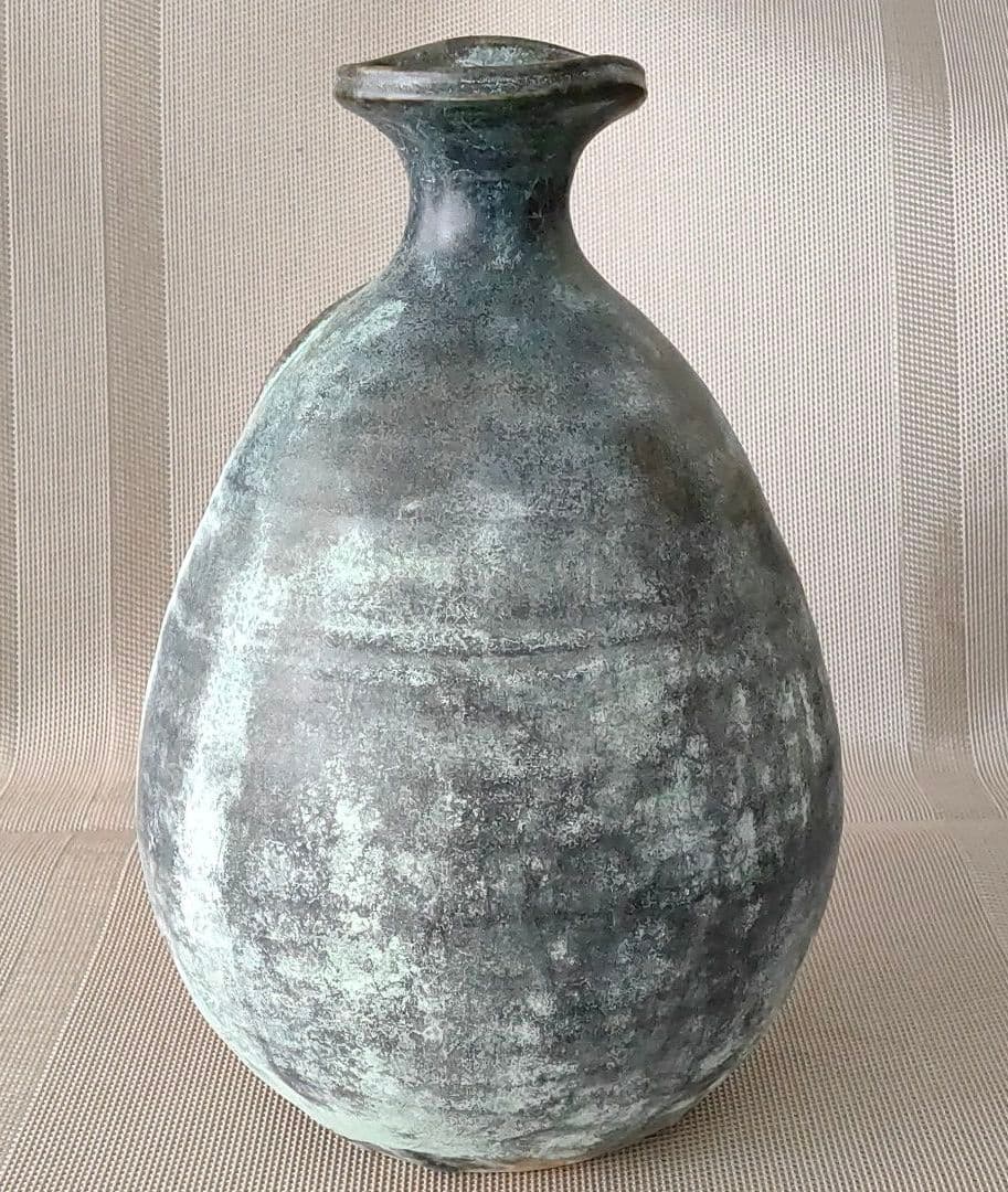 青銅釉　壺　加藤宇助