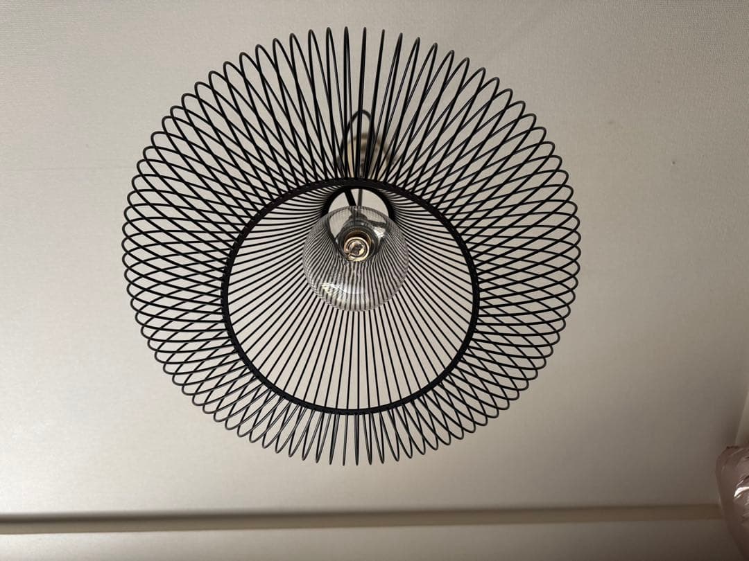 “NEBRASKA” ブラック ワイヤーシェード ペンダントライト