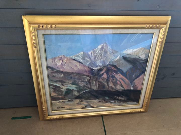 F10 額縁 額 油絵 絵画 ゴールド アンティーク