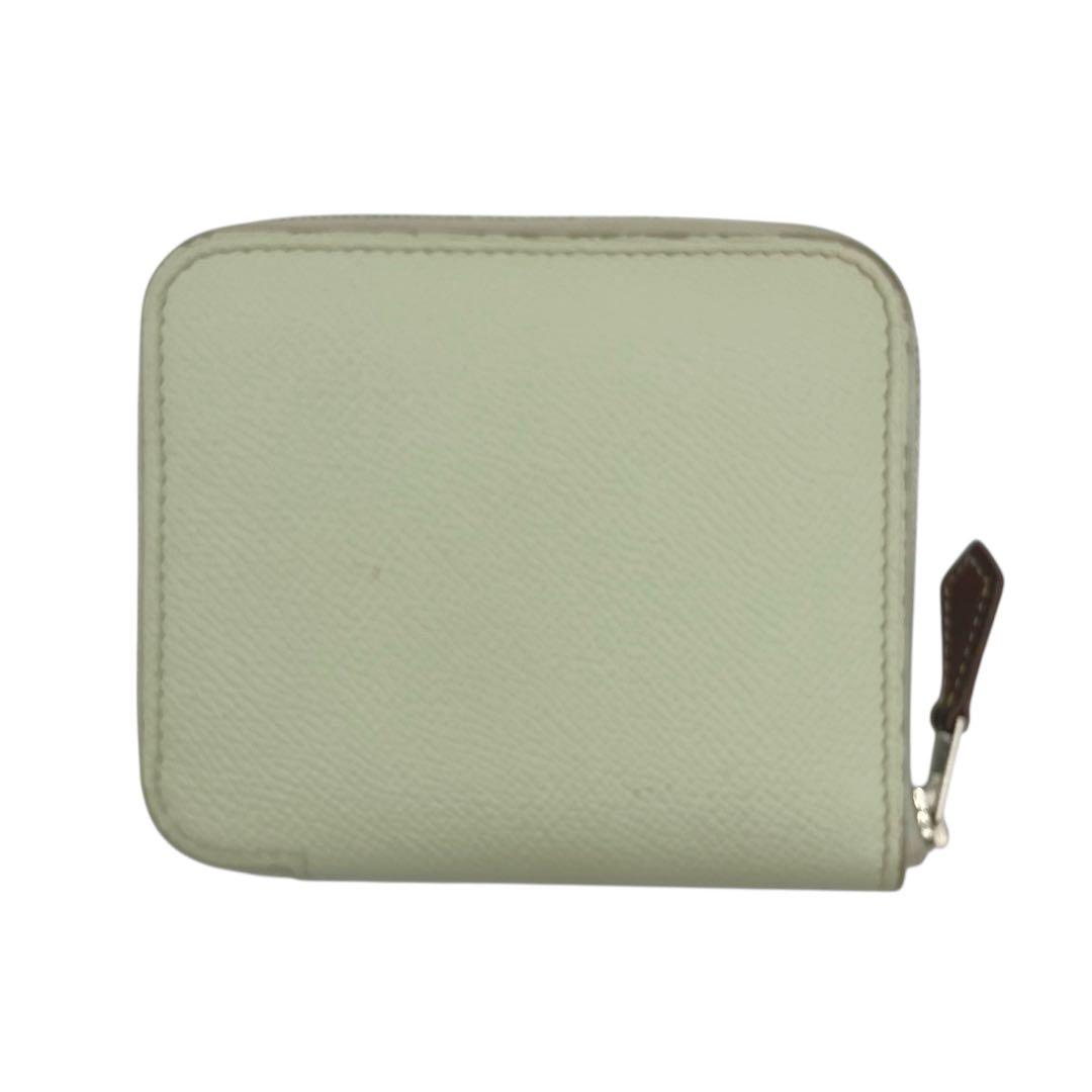 ⭐️良品⭐️ エルメス アザップ シルクイン コンパクト ミント ミニ財布