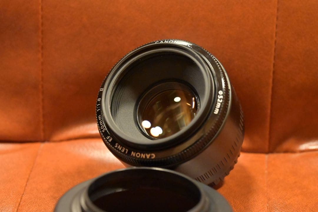 フード付属 美品 Canon EF 50mm F1.8 II
