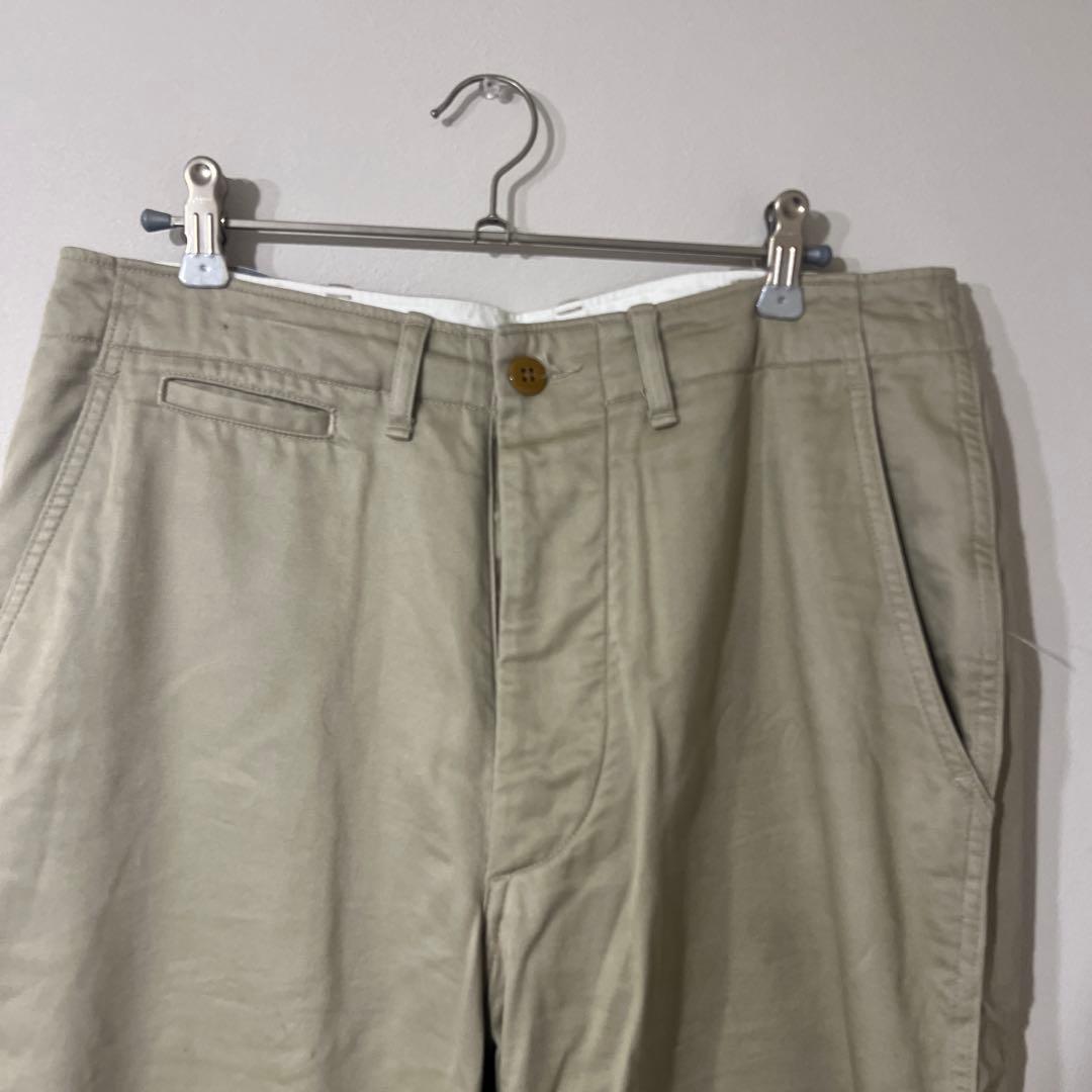 【最終値下げ】CIOTA スビンコットンウエポンチノパンツ 綿100% サイズ5