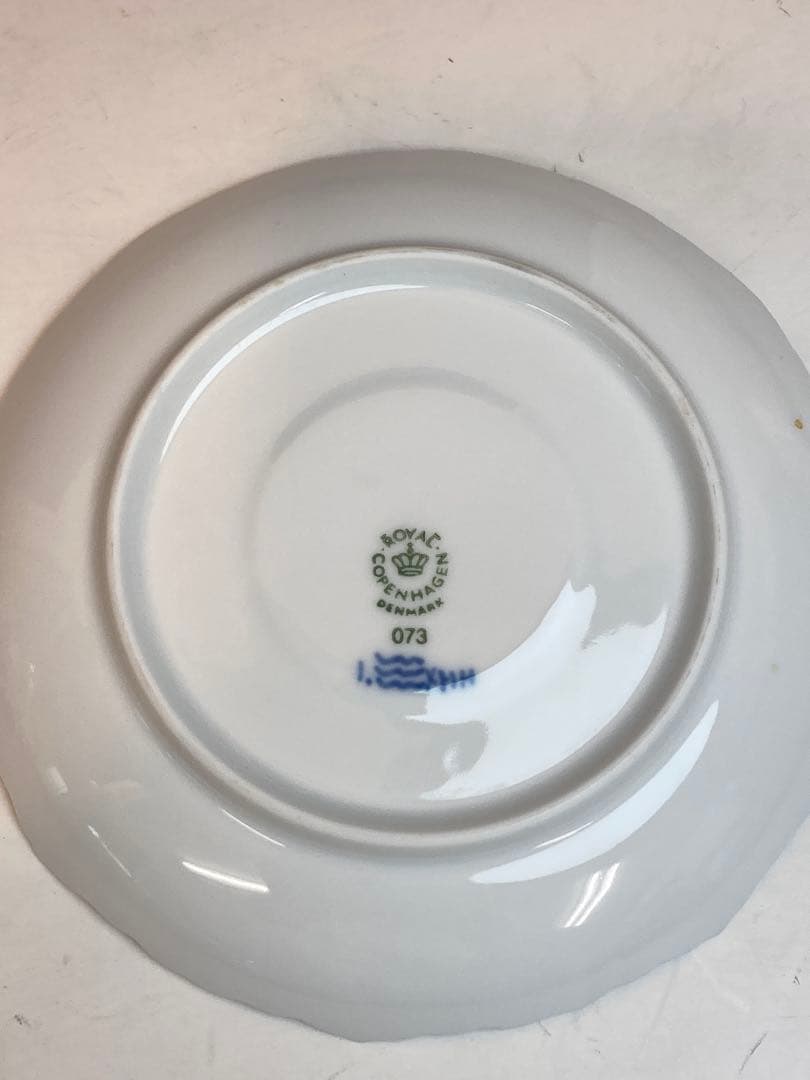 ロイヤルコペンハーゲン ブルーフルーテッド フルレース デミタスカップ＆ソーサー