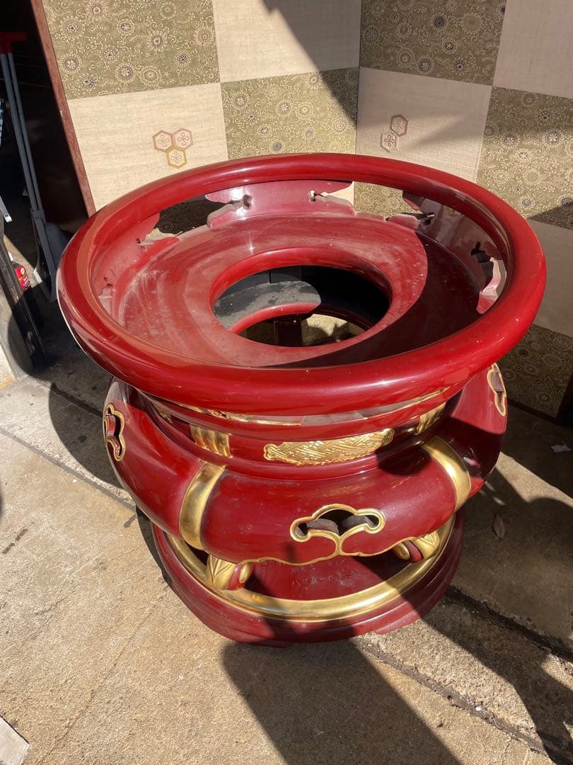 大型希少　太光寺　りん台　高さ69cm 金箔 大型寺院 伝統仏具 径75cm