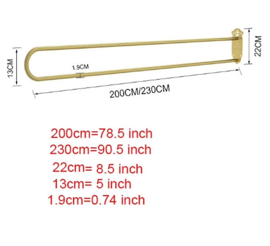 エステサロン　カーテンレール2個セット