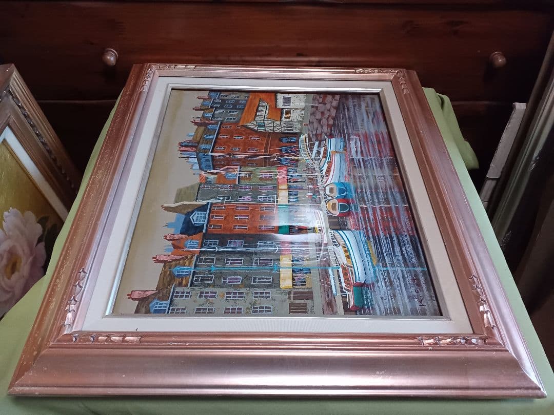 佐藤計 　「ノルマンディー」　油彩　F8号　應美会　 双樹会会員　 鹿児島県出身