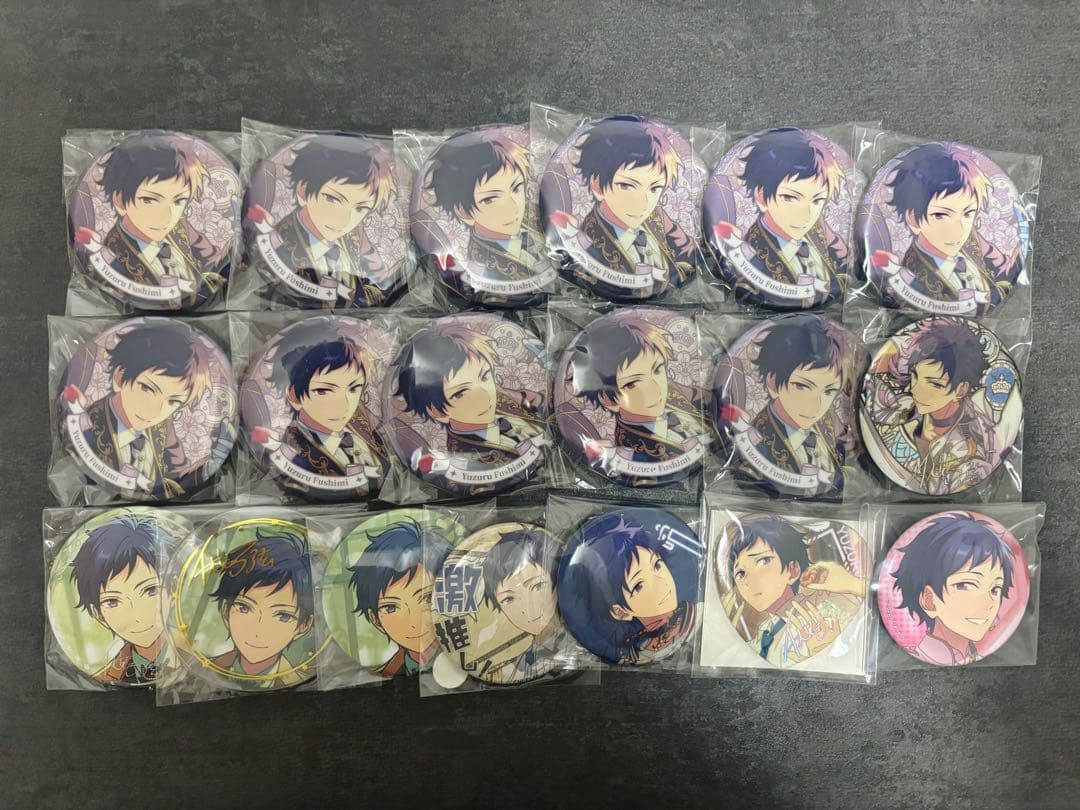 あんスタ 伏見弓弦 花の契約 缶バッジ 他セット