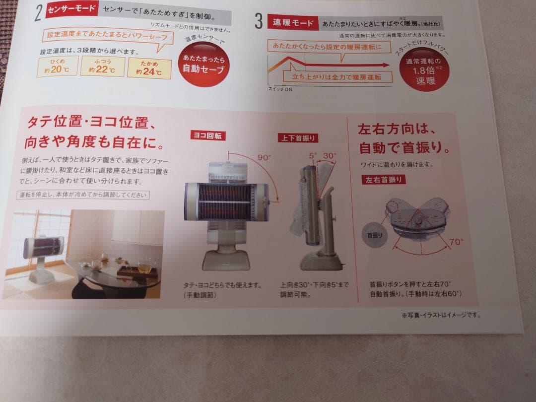 中古品・DAIKIN遠赤外線・暖房器 セラムヒ－トERFT11USE5