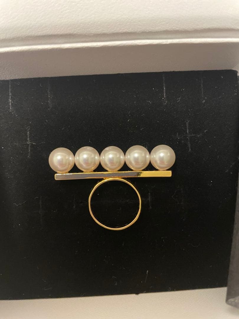 値下げ　cocoR ico パールリング　9号