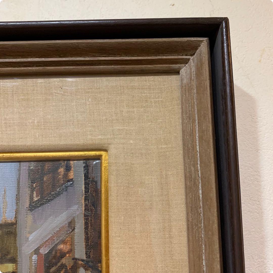 絵画　油彩肉筆画　真作　小林二郎『神戸の夏』F6 1962年作