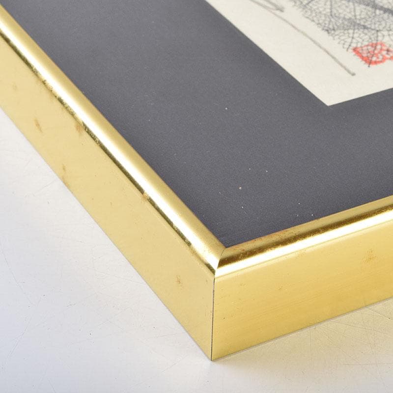 画家　城景都　版画　「リズム」　19/28　額装　V　R9540