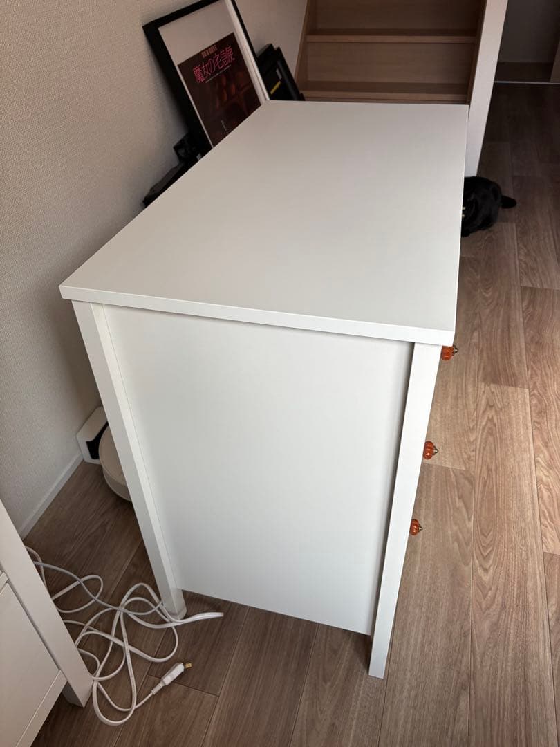 IKEA KOPPANG ホワイト 3段チェスト