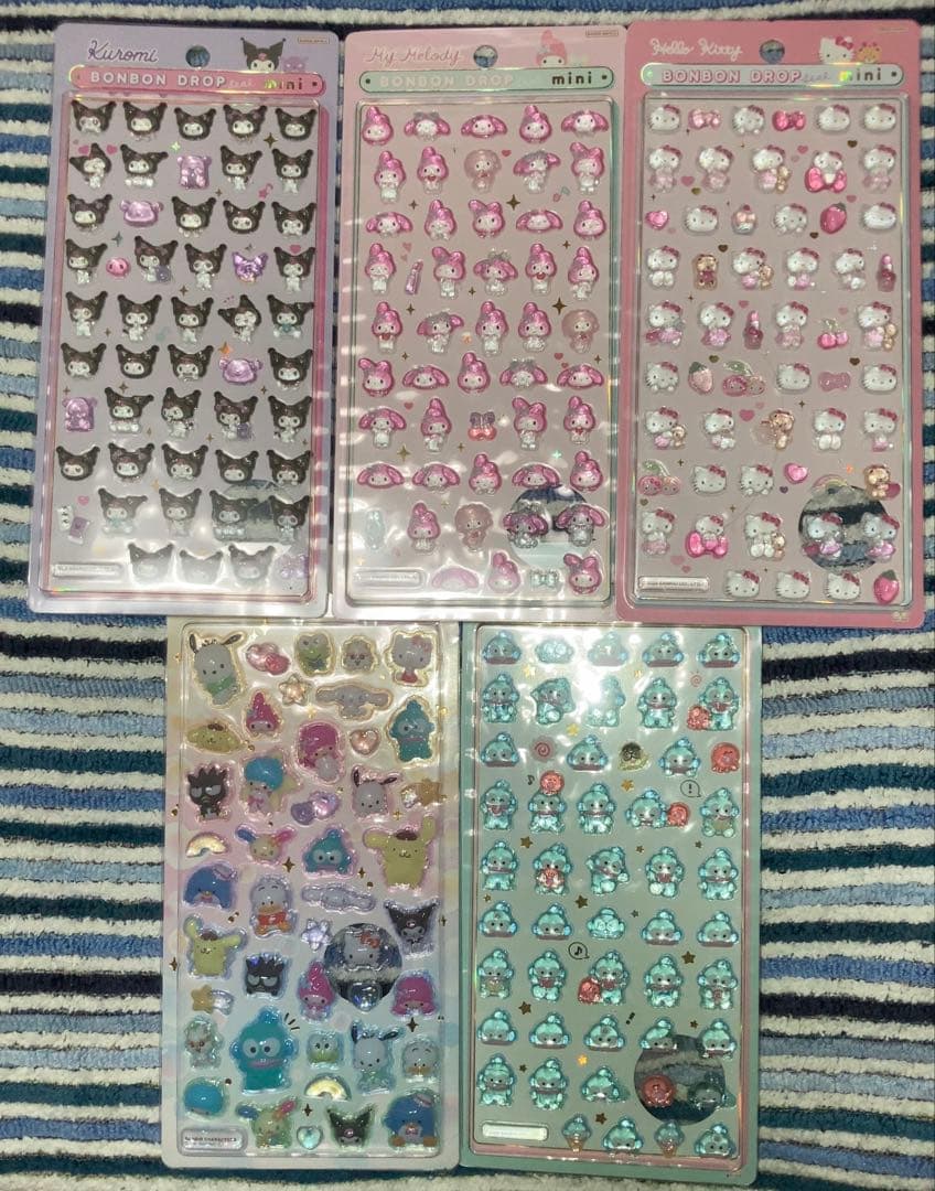 ボンボンドロップシールmini サンリオセット
