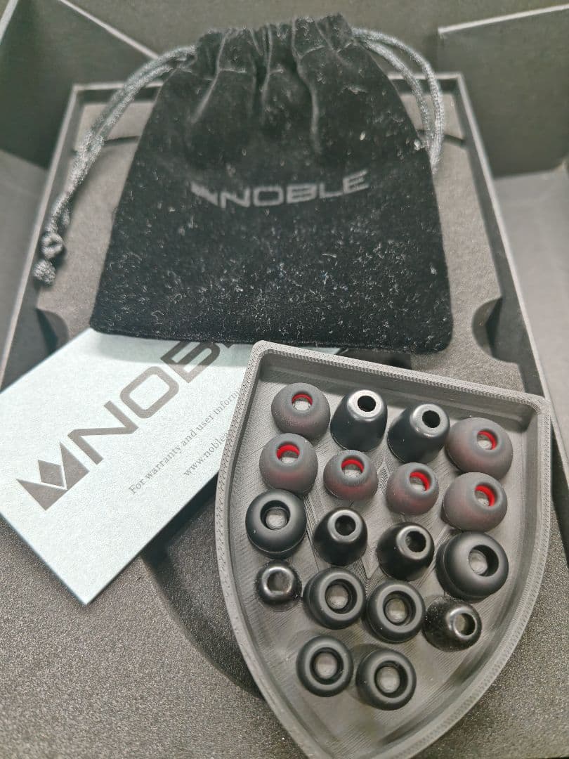 ほぼ新品 保証書有り noble audio knight