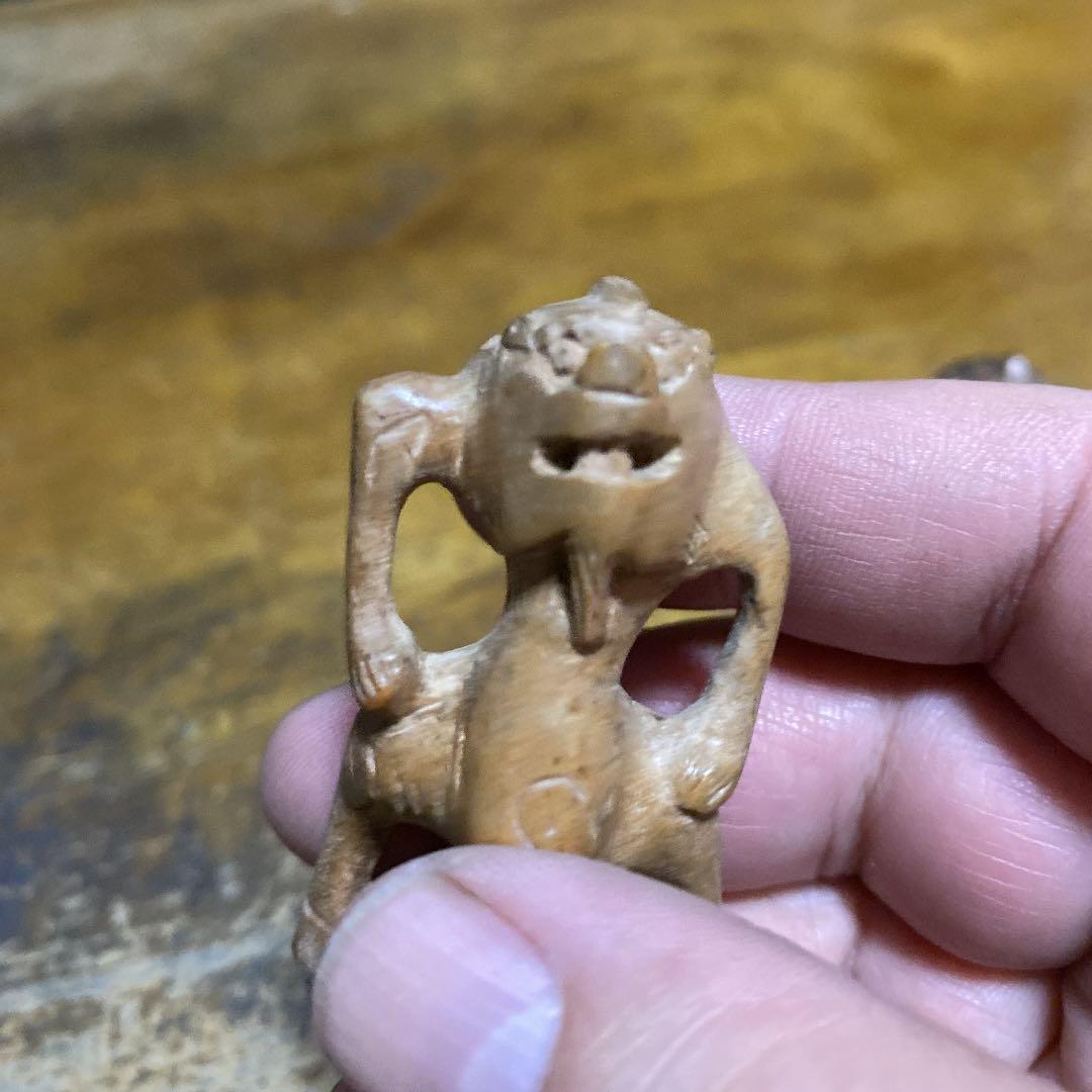 専用　天邪鬼根付一対セット