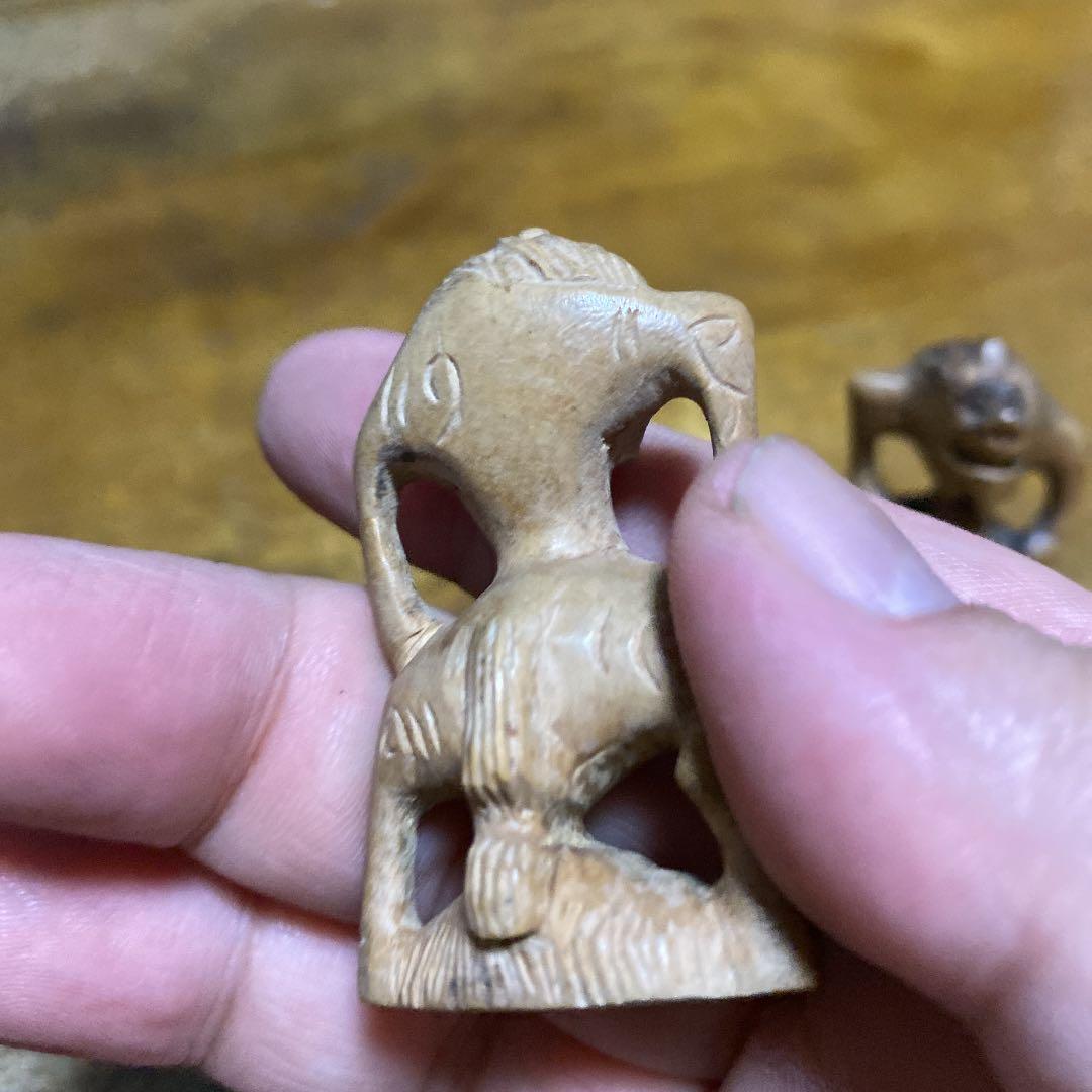 専用　天邪鬼根付一対セット