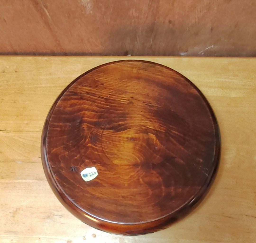 烏城彫 茶櫃（ちゃびつ）岡山県 伝統 漆芸品 使用品 中古