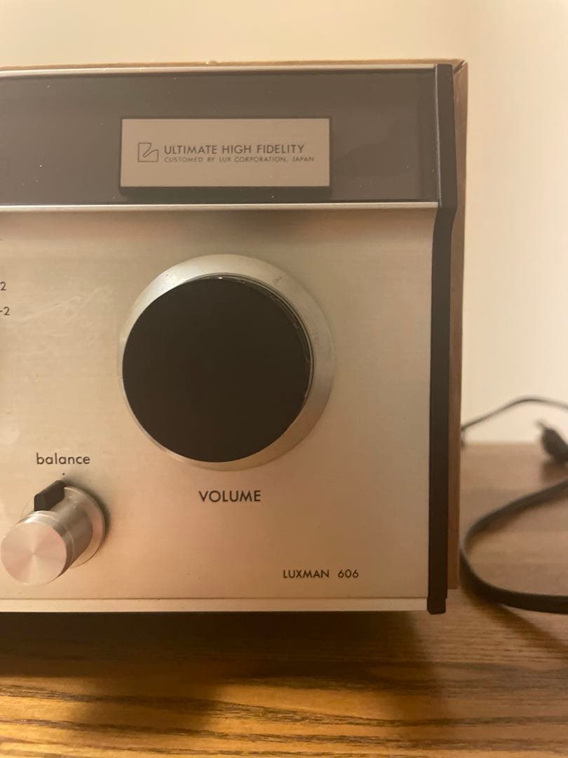 【ジャンク】LUXMAN L-606 プリメインアンプ ヴィンテージ