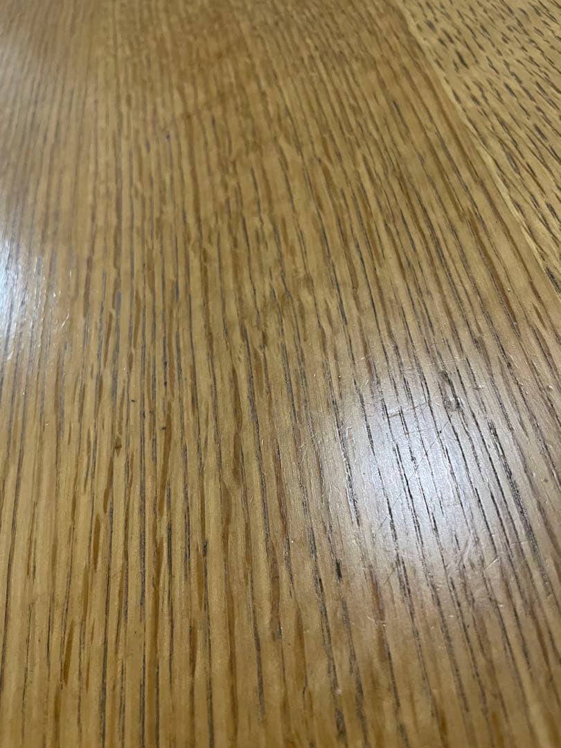 廃盤　無印良品　オーク材テーブル　150㌢　丸脚