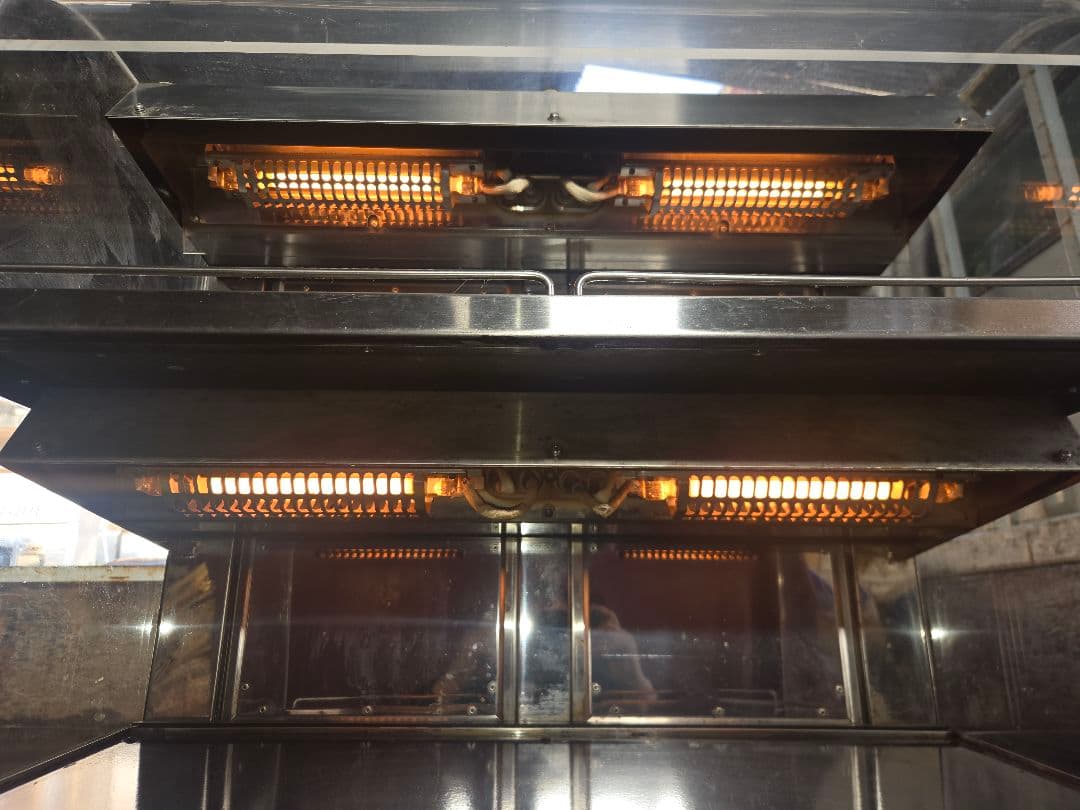 値引き　 ホットショーケース 2段式　ニチワ　即戦力　温かい