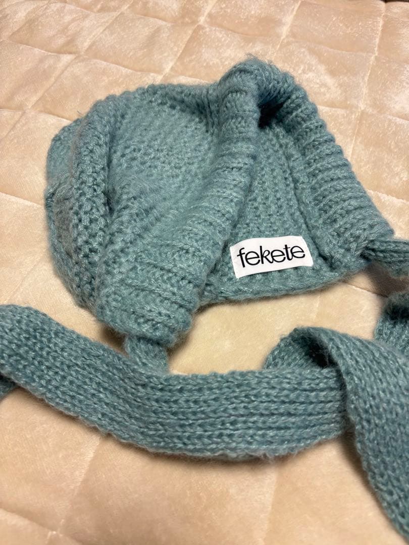 fekete リボン バラクラバ