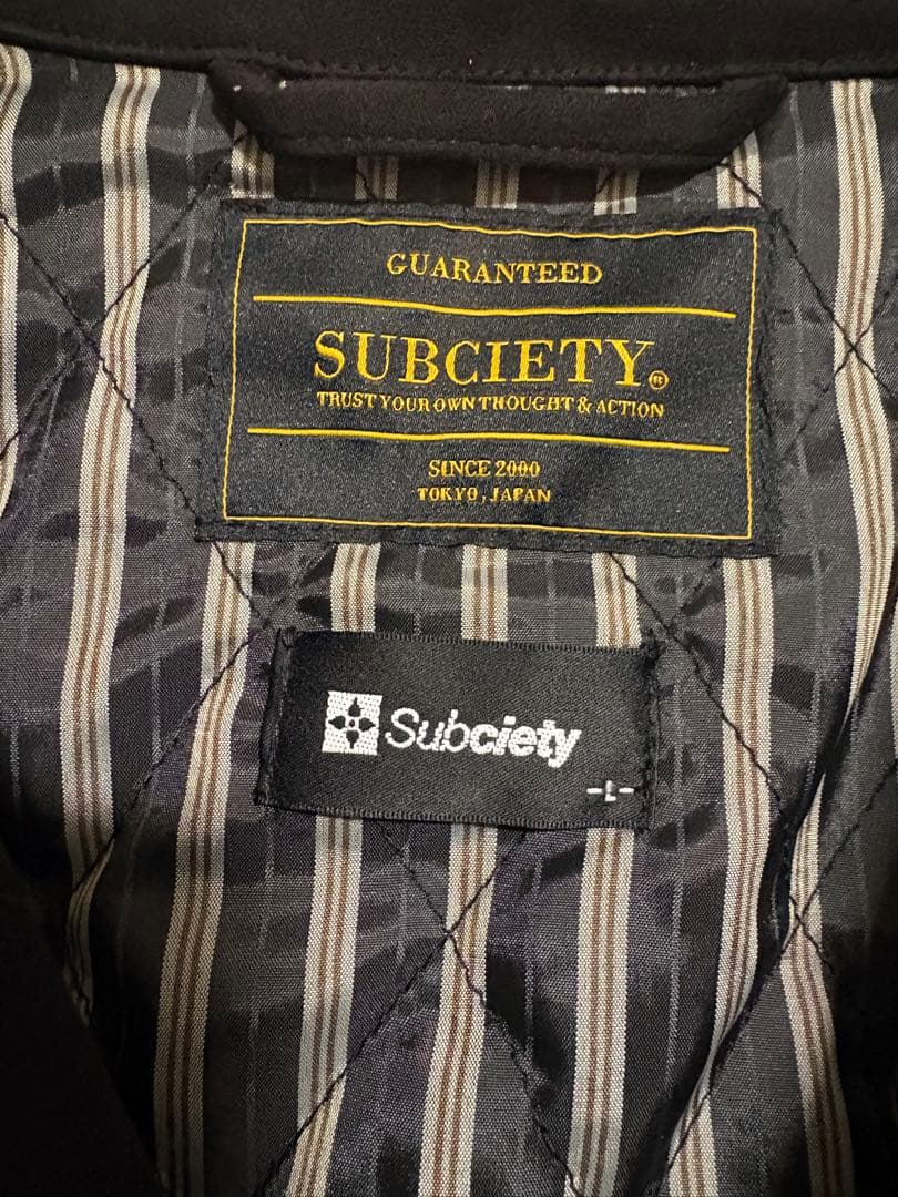 Subciety SUEDE SWING TOP Lサイズ ブラック