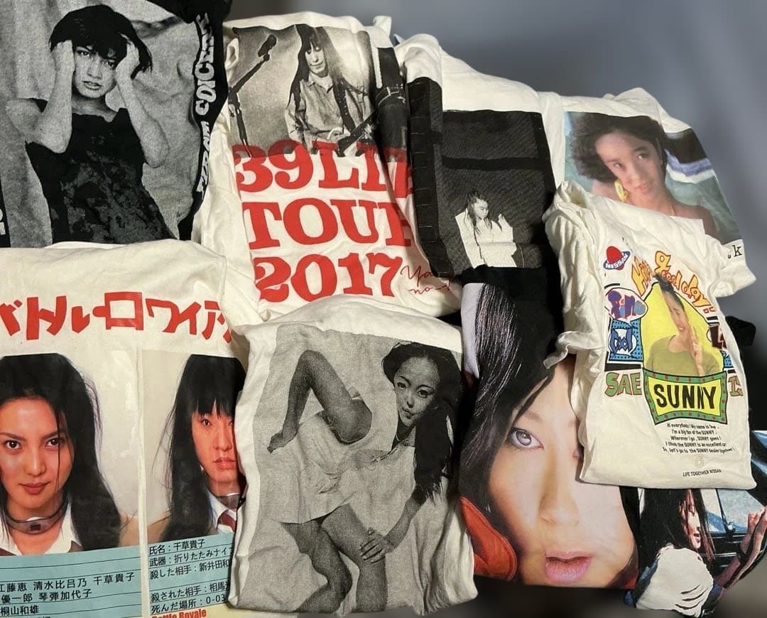 アイドル　Tシャツ　安室奈美恵　モーニング娘。　内田有紀　浅香唯　他