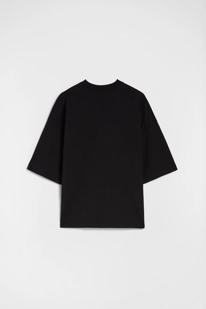 JIL SANDER コットン モックネックTシャツ M インディゴ