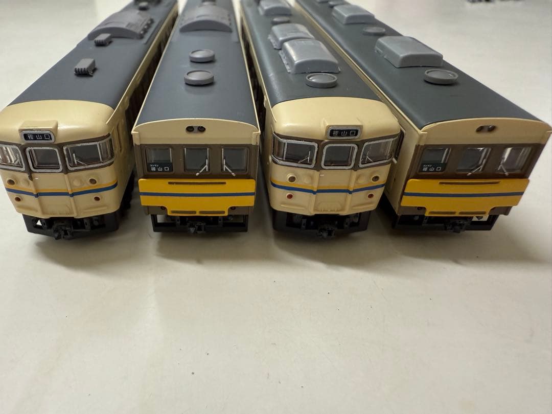 【訳あり】鉄コレ 113系3800番代2両×2セット（N化済・動力付）