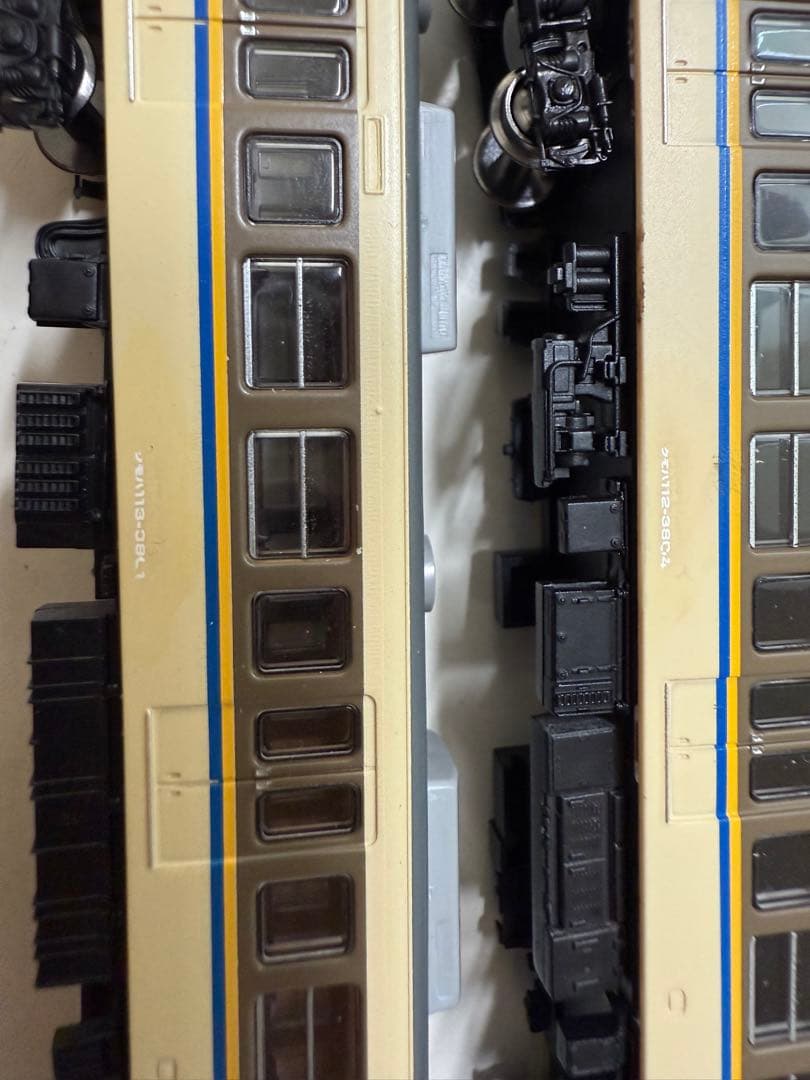 【訳あり】鉄コレ 113系3800番代2両×2セット（N化済・動力付）