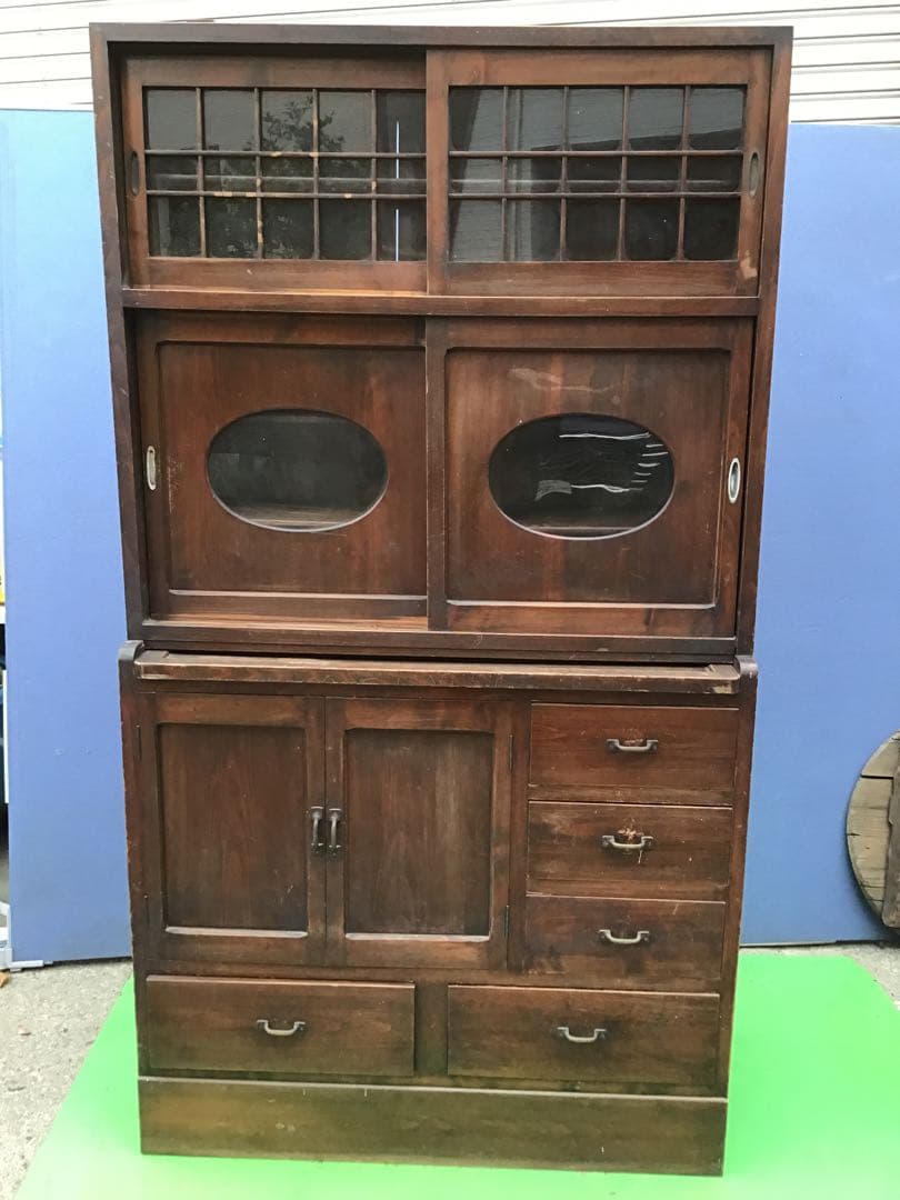 ⚠️注意⚠️直接引取限定　昭和レトロ　木製食器棚