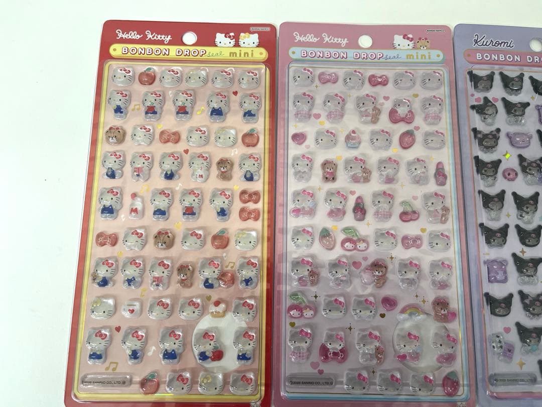 【正規品】サンリオ　ボンボンドロップシールミニ　8種セット