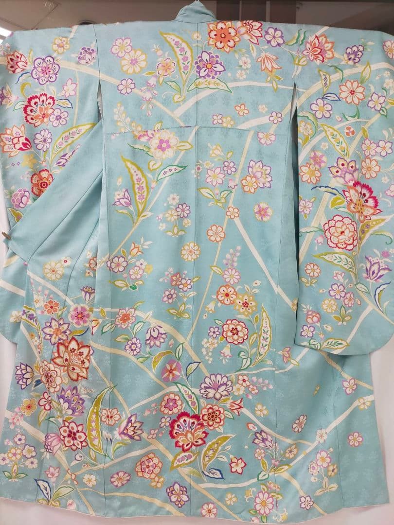 売約済み【WA-Modern】★★正絹　京友禅　振袖　7点フルセット★★