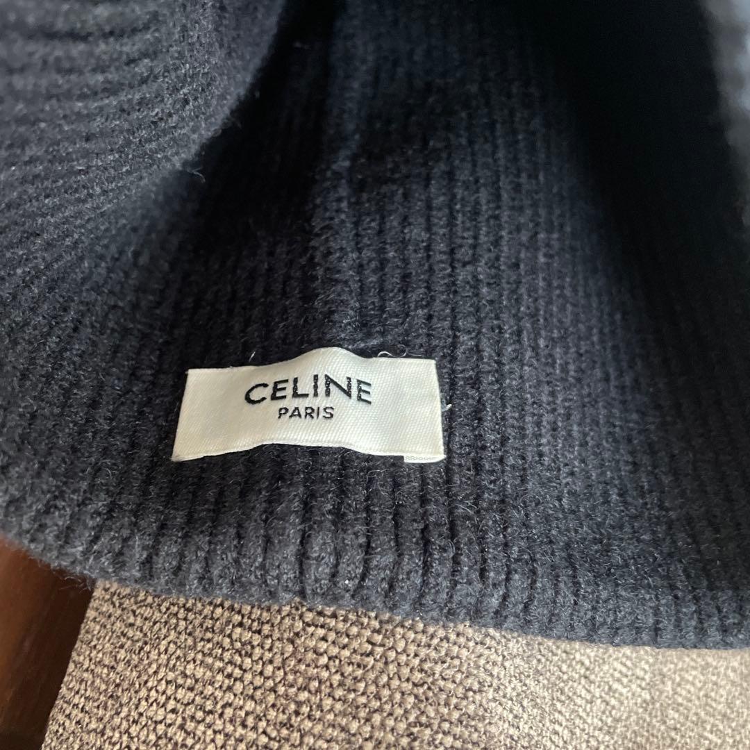 セリーヌ　トリオンフ　ニット帽　ビーニー