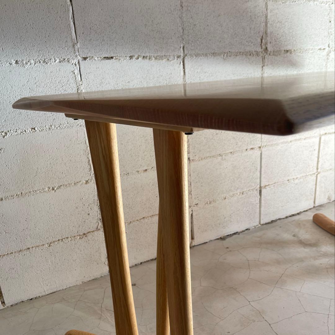 筑波産商　ボーゲン　ダイニングテーブル　オーク無垢材　¥99,800