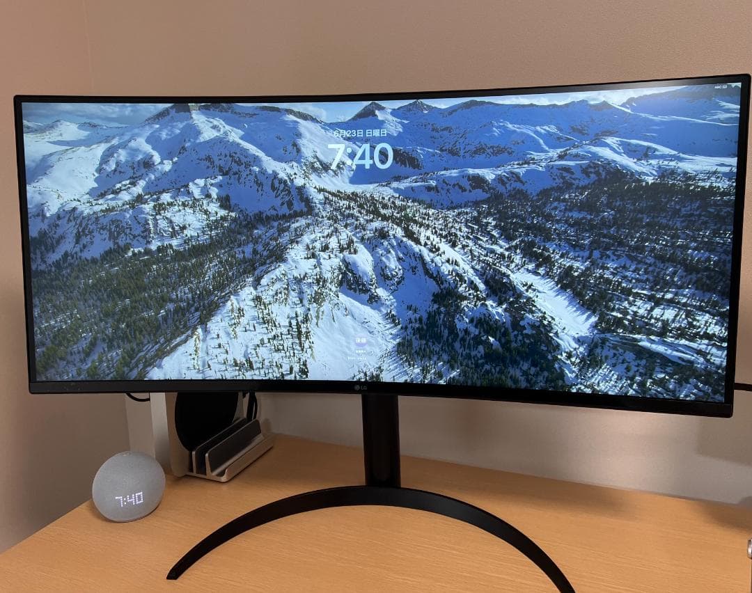 LG ウルトラワイドモニター 34WR55QC-B