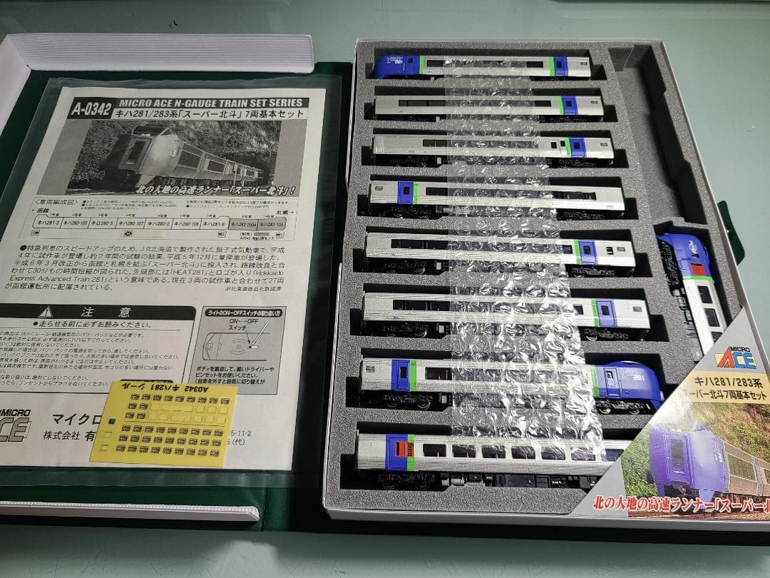 マイクロエース　キハ281系、283系スーパー北斗基本+増結セット