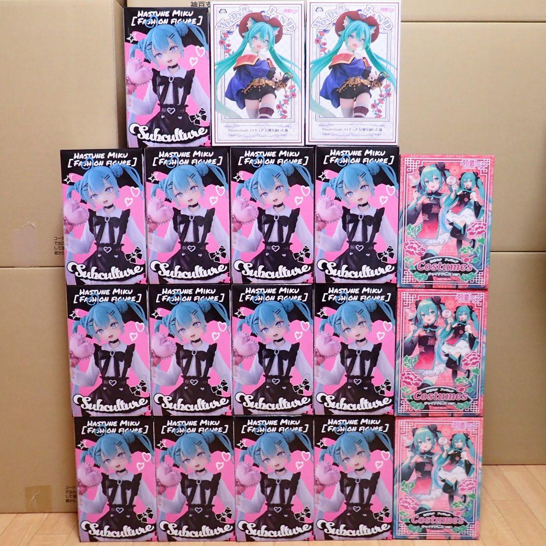 タイトー 初音ミク フィギュア プライズ まとめ売り18個 Subculture
