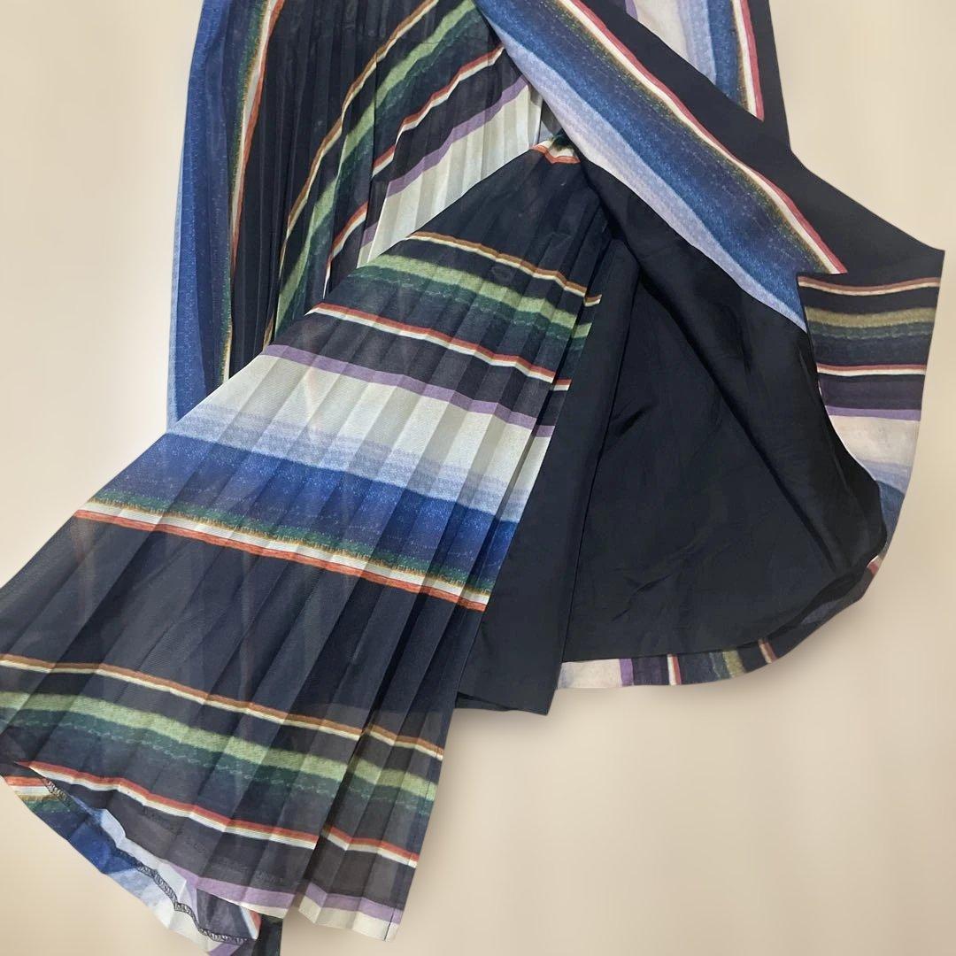 TOGA PULLA ストライプ プリーツ　36