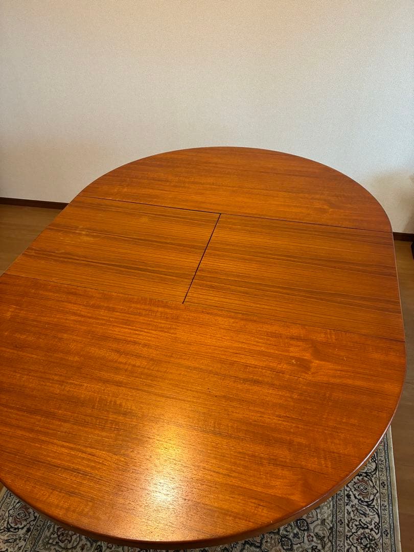 ぶん　70B 英国ヴィンテージ　エクステンションラウンドテーブル