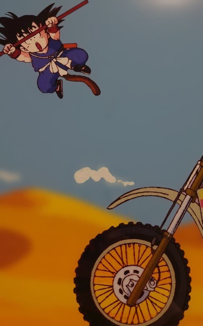 ドラゴンボール 版画 ジクレー ブルマと悟空 伊勢丹限定販売