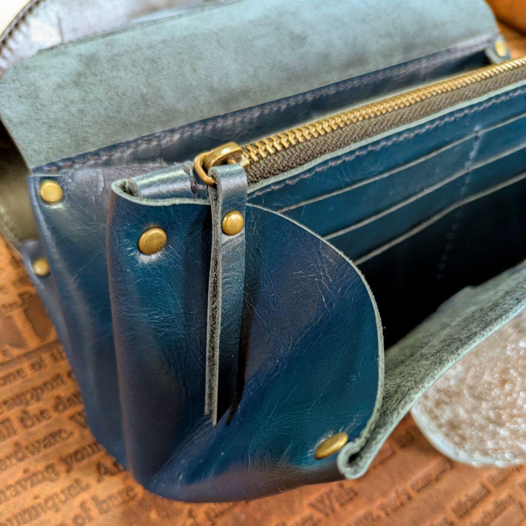 【もこもこ様オーダー】アコーディオン長財布・ぽてっとポーチ