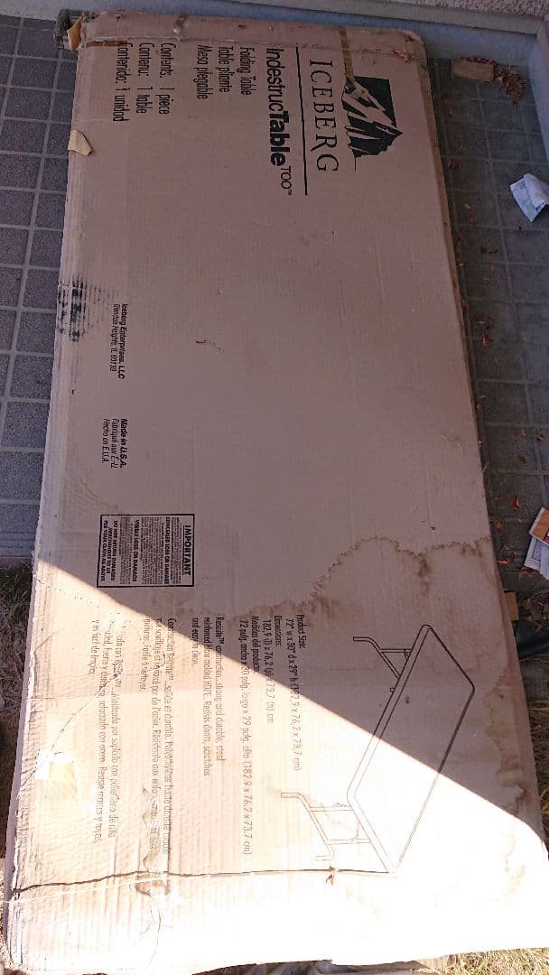 米軍放出 ICE BERG Indestruc Table テーブル ラスト1