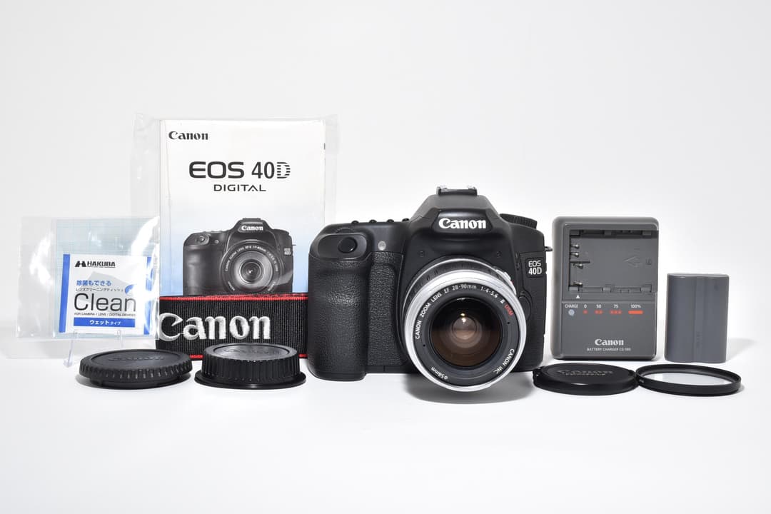 美品 Canon EOS 40D スマホ転送OK レンズセット #9480