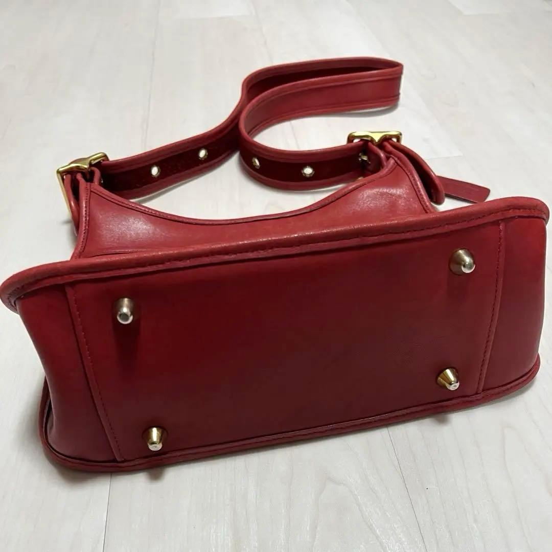 coach オールドコーチ　9966 ショルダーバッグ　赤