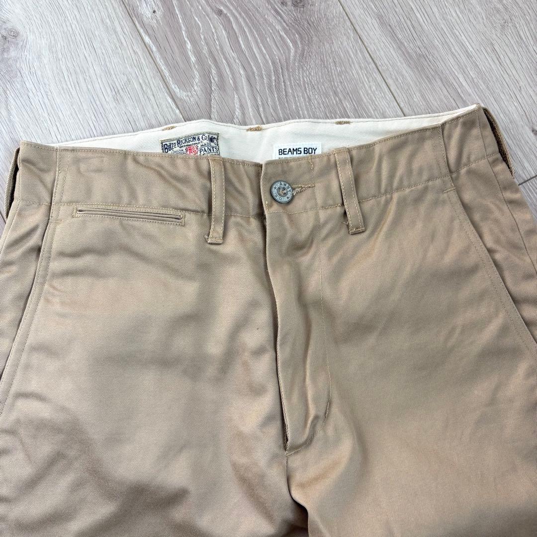 BUZZ RICKSON’S BEAMS BOY 別注 チノパンツ サイズ 00