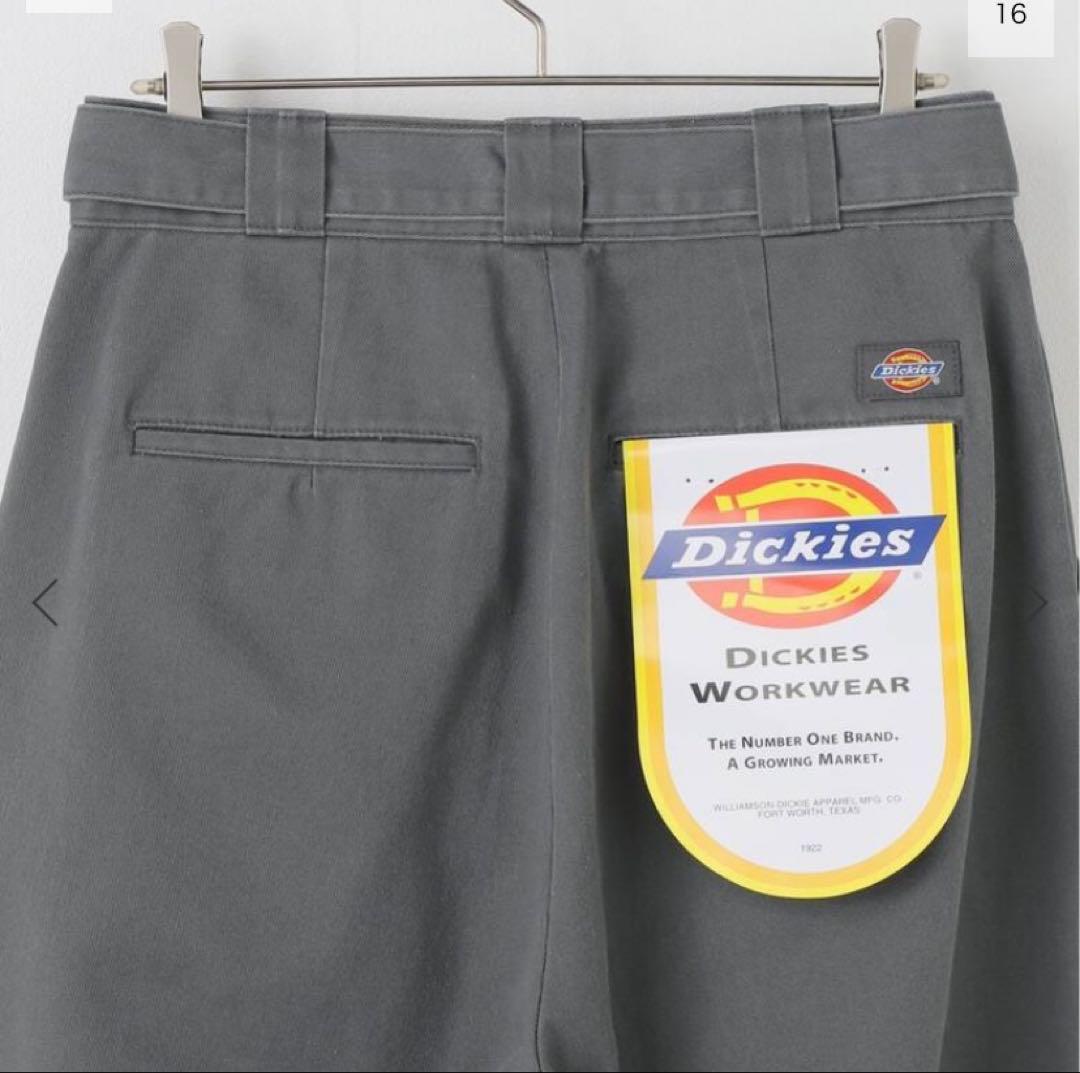 ★HOLIDAY DICKIES BELTED 2TUCK PANTS GRAY