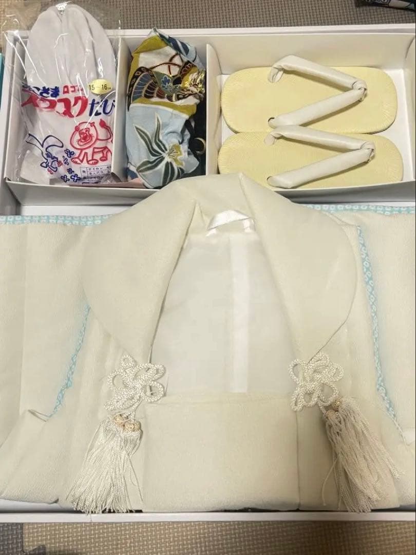 3歳　七五三用水色着物セット