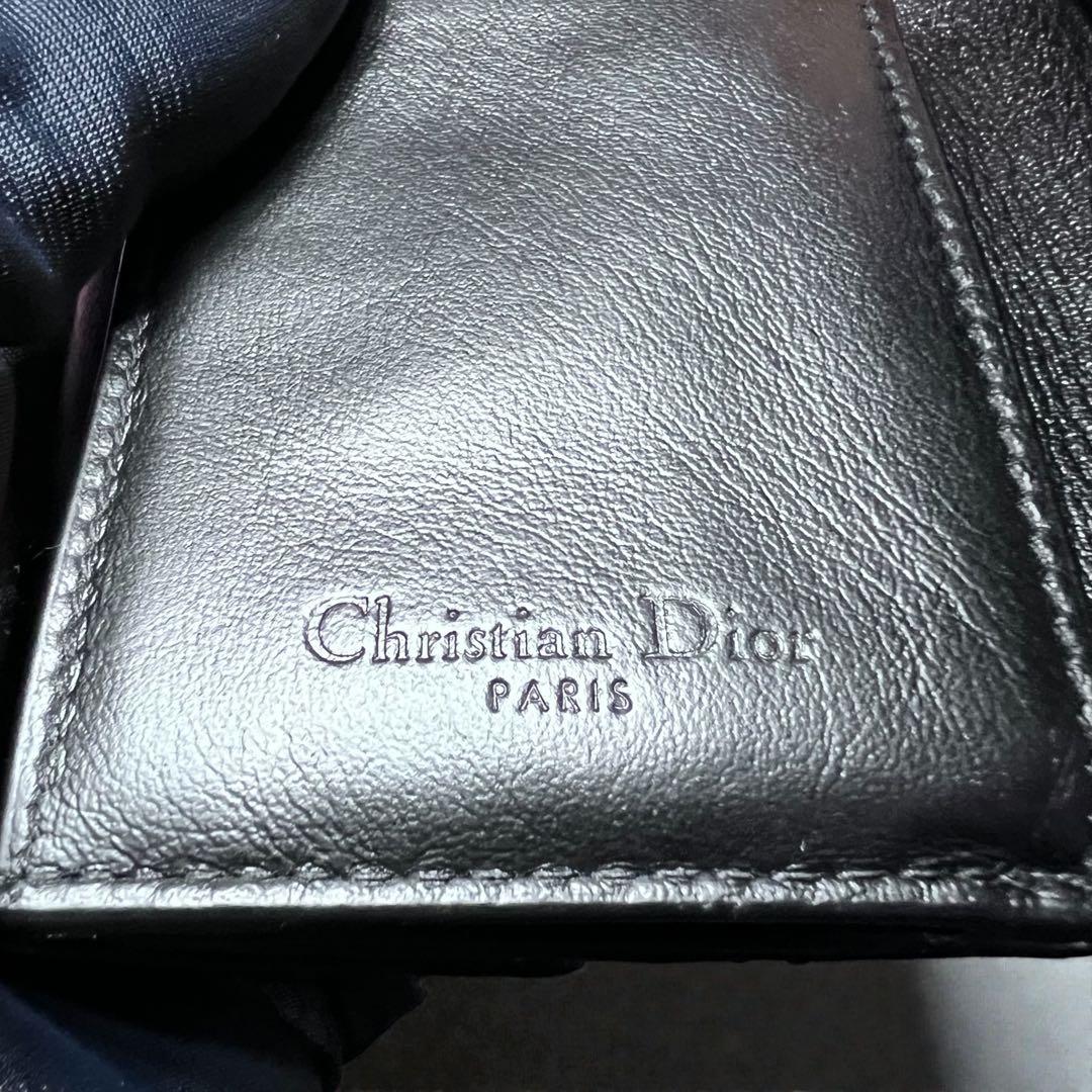 DIOR＊レディ ディオール＊エナメル＊ロータスウォレット＊カナージュ＊財布