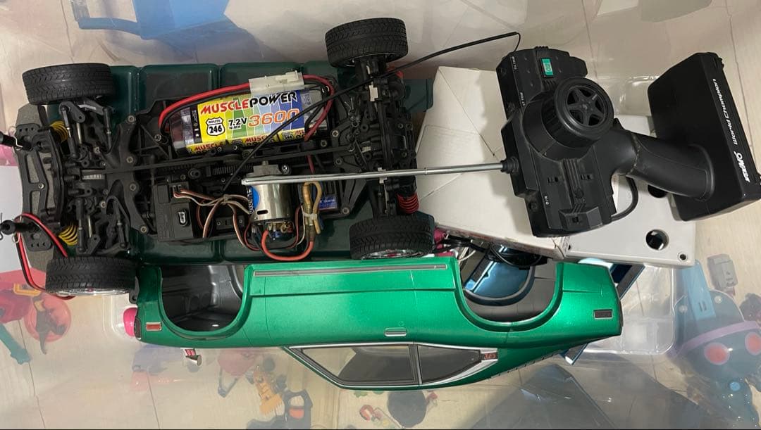 yokomo ラジコンカー ドリフト緑